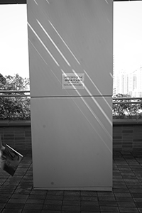 Student polling announcement, HKU campus, 29 October 2015
