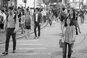 Street scene at night, East Point Road, Causeway Bay, 29 October 2015