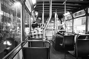 Inside a Tram, Hong Kong Island, 29 October 2015