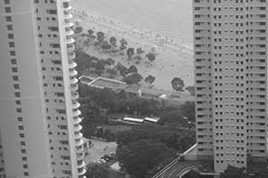 A view down to Repulse Bay from Tai Tam Country Park, 21 October 2015