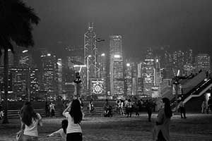 Hong Kong Island viewed from Tsim Sha Tsui, 12 November 2015