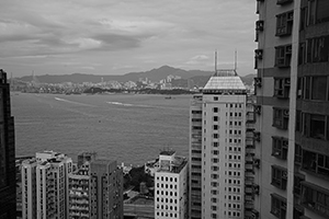 Stonecutters Island, viewed from Sheung Wan, 26 November 2015