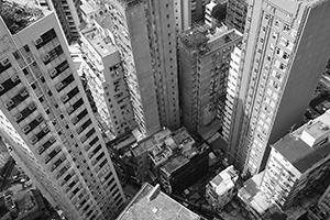 Buildings in Sheung Wan, 25 November 2015