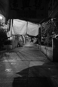 Sutherland Street at night, 30 November 2015