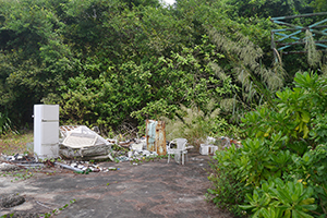 Abandoned household items, Chi Ma Wan peninsula, Lantau, 15 November 2015