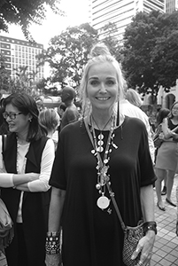 Lindsay McAllister, Statue Square, Central, 19 November 2015