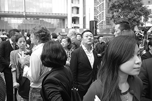 Launch of Antony Gormley's Event Horizon installation in Hong Kong, Statue Square, Central, 19 November 2015