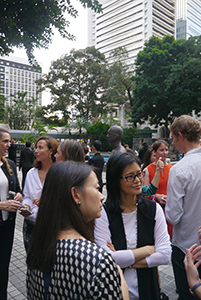 Launch of Antony Gormley's Event Horizon installation in Hong Kong, Statue Square, Central, 19 November 2015