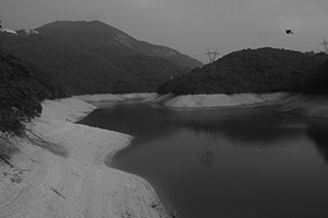 Low water levels in Aberdeen Reservoir, 29 November 2015