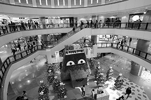Christmas decoration in Harbour City, Tsim Sha Tsui, 15 December 2015
