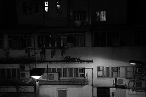Sheung Wan at night, 3 December 2015