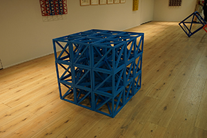 Artwork by Rasheed Araeen in his exhibition at Rossi & Rossi, Wong Chuk Hang, 5 December 2015