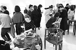 An exhibition opening at Hanart TZ Gallery, Pedder Building, Pedder Street, Central, 10 December 2015