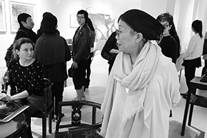 An exhibition opening at Hanart TZ Gallery, Pedder Building, Pedder Street, Central, 10 December 2015