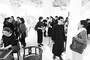 An exhibition opening at Hanart TZ Gallery, Pedder Building, Pedder Street, Central, 10 December 2015