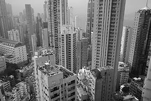 A view west from Sheung Wan, 22 December 2015