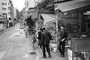 Street view, Third Street, Sai Ying Pun, 23 December 2015