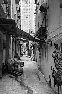 Graffiti in an alleyway, Sai Ying Pun, 23 December 2015