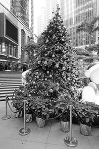 Christmas tree, Grand Millennium Plaza, Sheung Wan, 24 December 2015