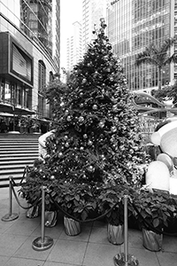 Christmas tree, Grand Millennium Plaza, Sheung Wan, 24 December 2015