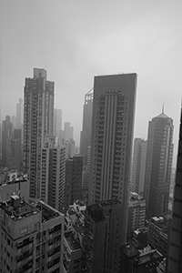 Foggy weather, Sheung Wan, 5 January 2016