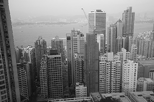 Shek Tong Tsui, viewed from HKU, 7 January 2016