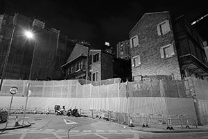Street scene at the junction of Wyndham Street and Arbuthnot Road, 8 January 2016