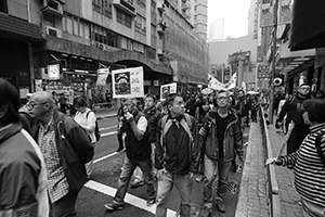 Demonstration concerning booksellers who are missing (and presumed abducted illegally to the Mainland), Sheung Wan, 10 January 2016