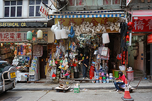 Street scene, Wellington Street, Central, 17 January 2016