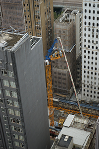 Construction site, Sheung Wan, 23 January 2016