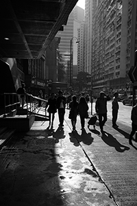 Street scene, King's Road, Fortress Hill, North Point, 1 January 2016