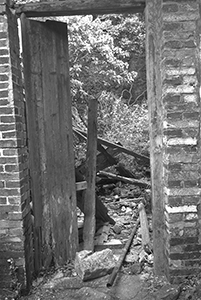 Doorway of an abandoned house, Chek Kang, Sai Kung, 24 January 2016