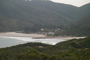 Sai Wan Beach viewed from the Maclehose Trail Section 2, Sai Kung, 24 January 2016