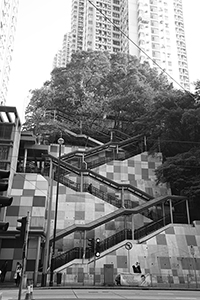 Stairs, King's Road, Fortress Hill, 1 January 2016