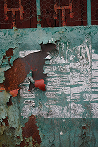 Abandoned building near Starling Inlet, Plover Cove Country Park, North East New Territories, 21 February 2016