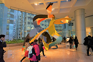 Two to Tango by Allen Jones, Taikoo Place, Quarry Bay, 22 February 2016