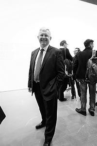Duncan Pescod at the M+ Sigg Collection Exhibition, ArtisTree, Taikoo Place, Quarry Bay, 22 February 2016