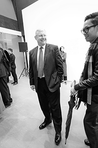 Duncan Pescod at the M+ Sigg Collection Exhibition, ArtisTree, Taikoo Place, Quarry Bay,  22 February 2016