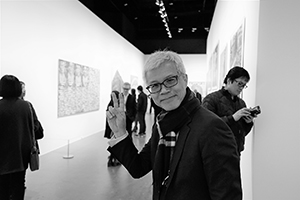 Louis Ng of LCSD at the opening of M+ Sigg Collection Exhibition, ArtisTree, Taikoo Place, Quarry Bay, 22 February 2016