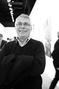 John Aiken at the opening of M+ Sigg Collection Exhibition, ArtisTree, Taikoo Place, Quarry Bay, 22 February 2016