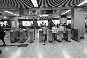 Inside Jordan MTR station, 5 February 2016