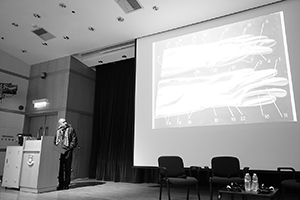 Artist Zhang Peili, speaking at HKU, Rayson Huang Theatre, 23 February 2016