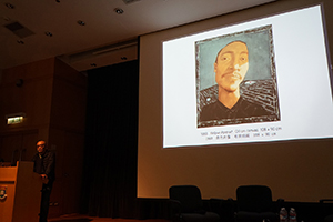 Artist Zhang Xiaogang, speaking at HKU, 23 February 2016