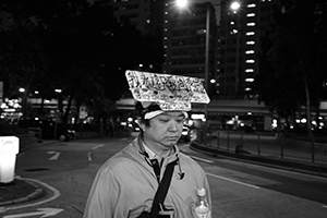 A man declares his everlasting love for model and actress Chrissie Chau, Prince Edward, Kowloon, 8 February 2016