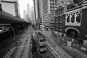 Street scene, Connaught Road West, Sheung Wan, 6 February 2016