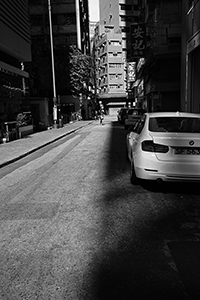 Street scene at Cleverly Street, Sheung Wan, 7 February 2016