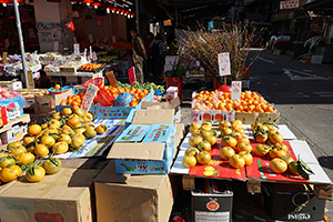 Fruit for sale, Sham Shui Po, 8 February 2016