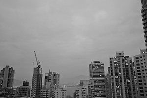 Shek Tong Tsui, viewed from Pokfulam, 3 February 2016