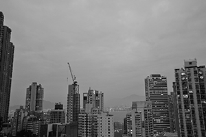 Shek Tong Tsui, viewed from Pokfulam, 3 February 2016