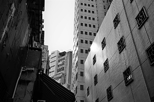 Buildings in Sheung Wan, 20 February 2016